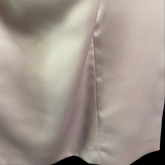 R&M Richards Womens Lavender /Muave Satin Camisole Tank Lined Size 16 Side Zip - Picture 3 of 3